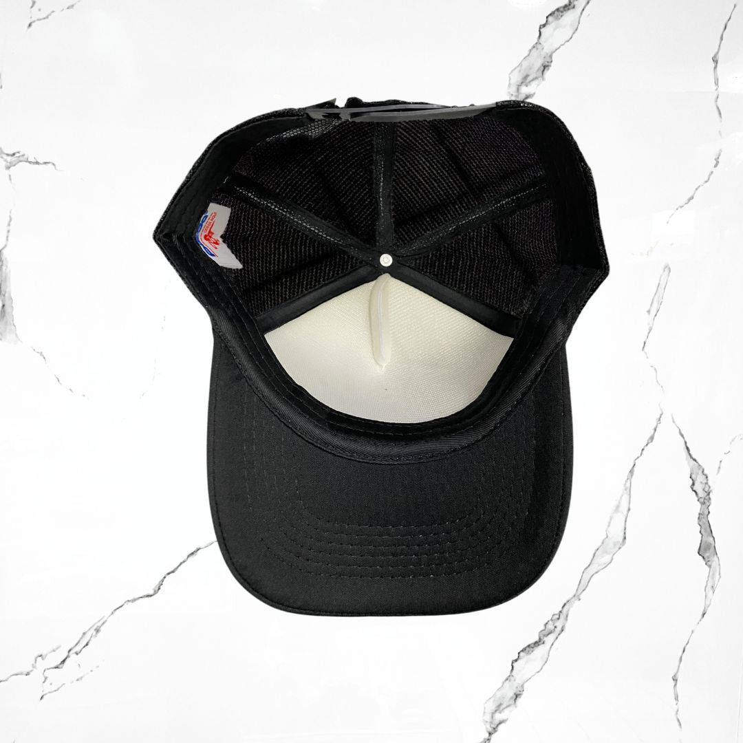 Palida Trucker Hat Parches Colors White Black Cap