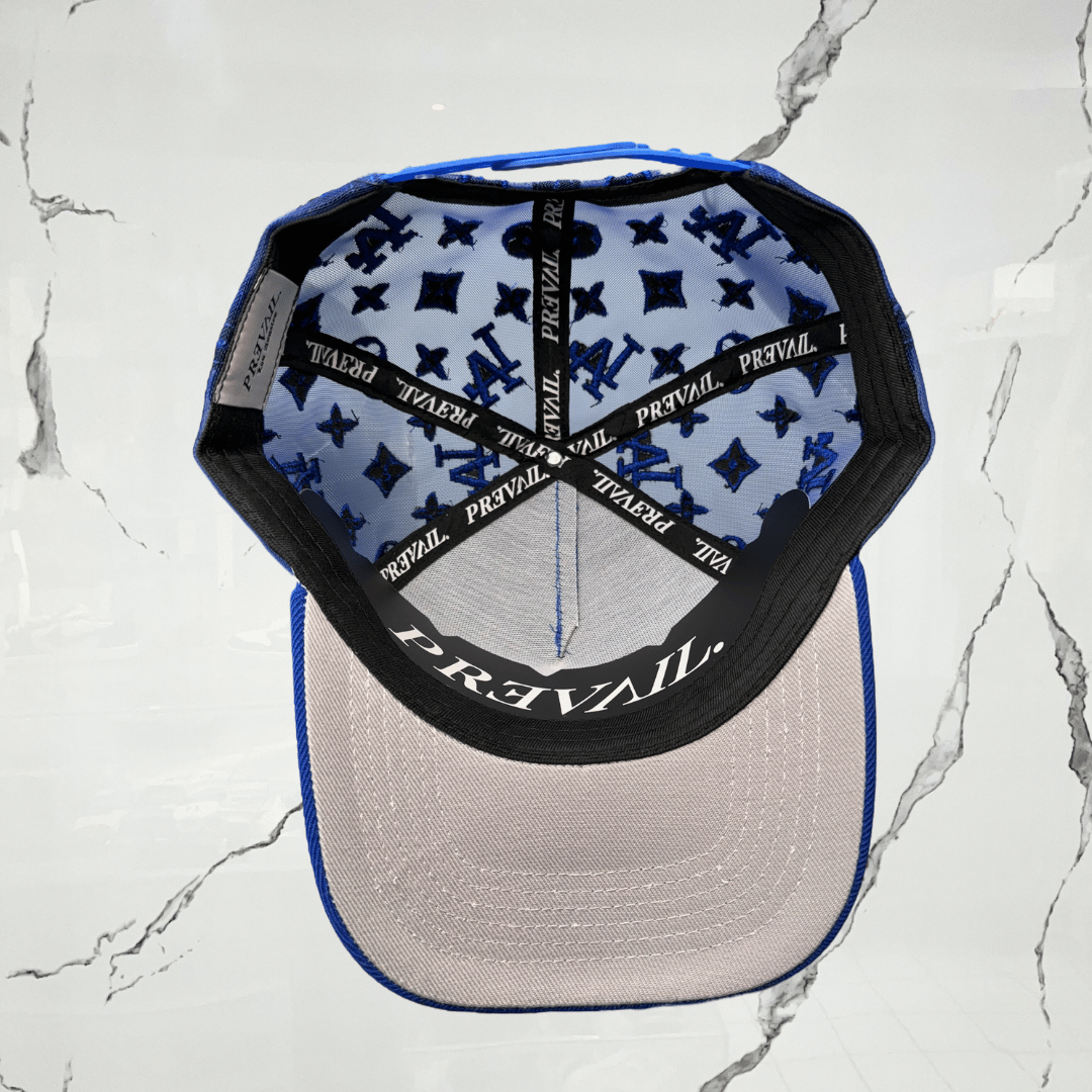 Prevail LA Blue Monogram Cap - Urban Utility