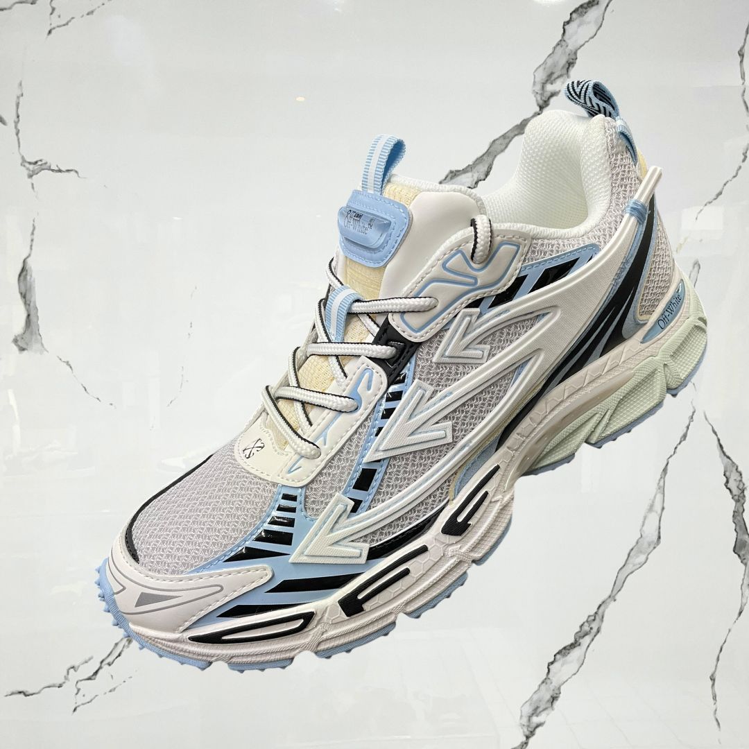 Off White OBRB Ow Be Right Back White Light Blue - Urban Utility