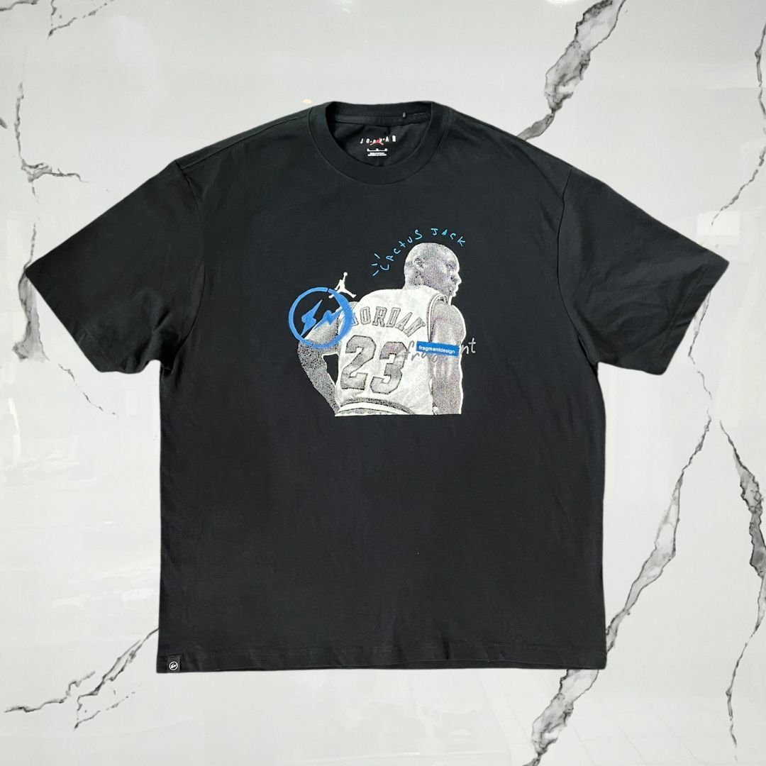 Travis Scott x Jordan x Fragment Black T-shirt - Urban Utility