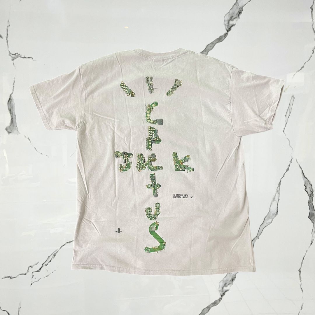 Travis Scott Motherboard Logo III Grey T-shirt