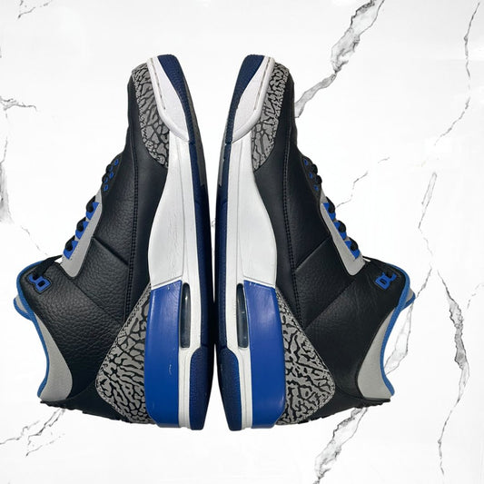 Jordan 3 Retro Sport Blue (De Uso) - Urban Utility