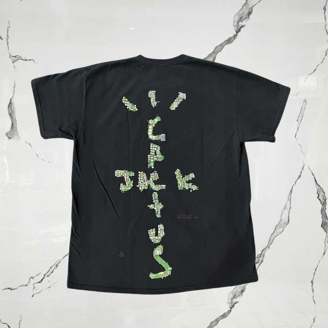 Travis Scott Motherboard Logo I Black T-shirt