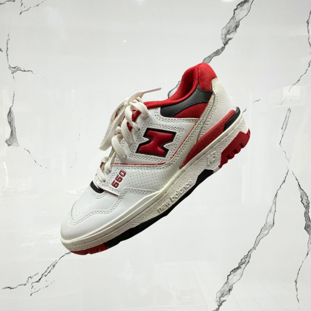 New Balance 550 White Red - Urban Utility