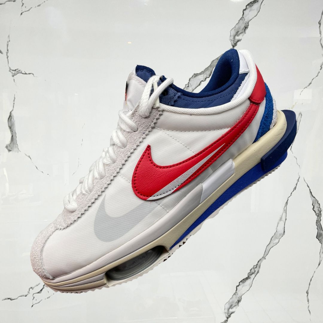 Nike Zoom Cortez Sacai White University Red - Urban Utility