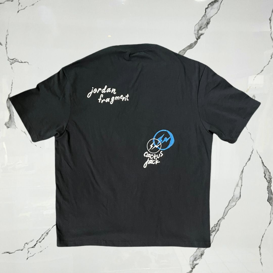 Travis Scott x Jordan x Fragment Black T-shirt