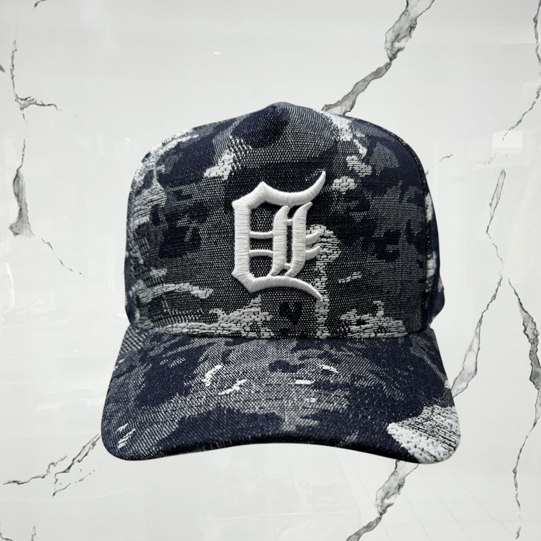 Prevail Detroit Blue Denim Splash Cap - Urban Utility