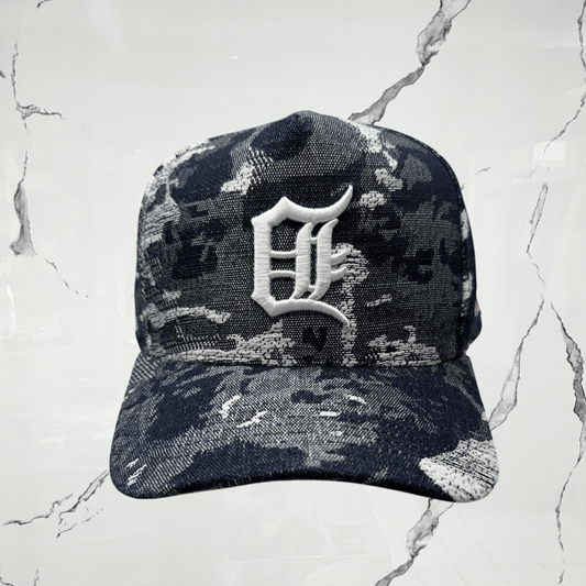 Prevail Detroit Blue Denim Splash Cap - Urban Utility