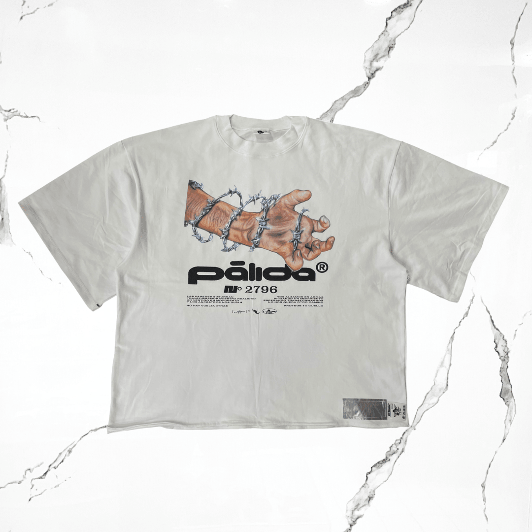 Palida Mano Puas White T-shirt - Urban Utility