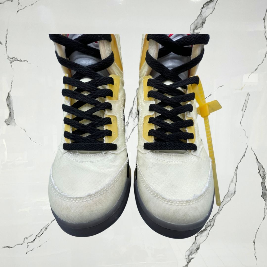 Jordan 5 Off - White Sail (De Uso) - Urban Utility