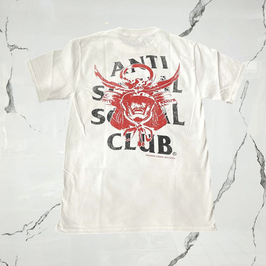Anti Social Social Club x Assassin's Creed Shadows White Red T-shirt - Urban Utility