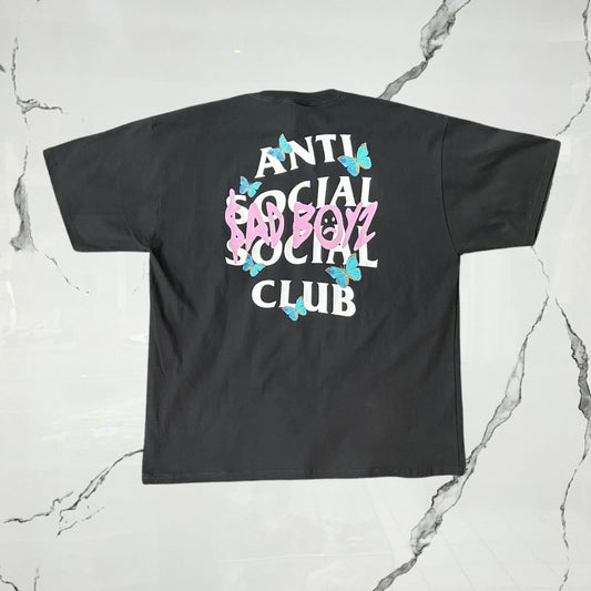 Anti Social Social Club Sadboyz Sad And Anti Social Black T-shirt - Urban Utility