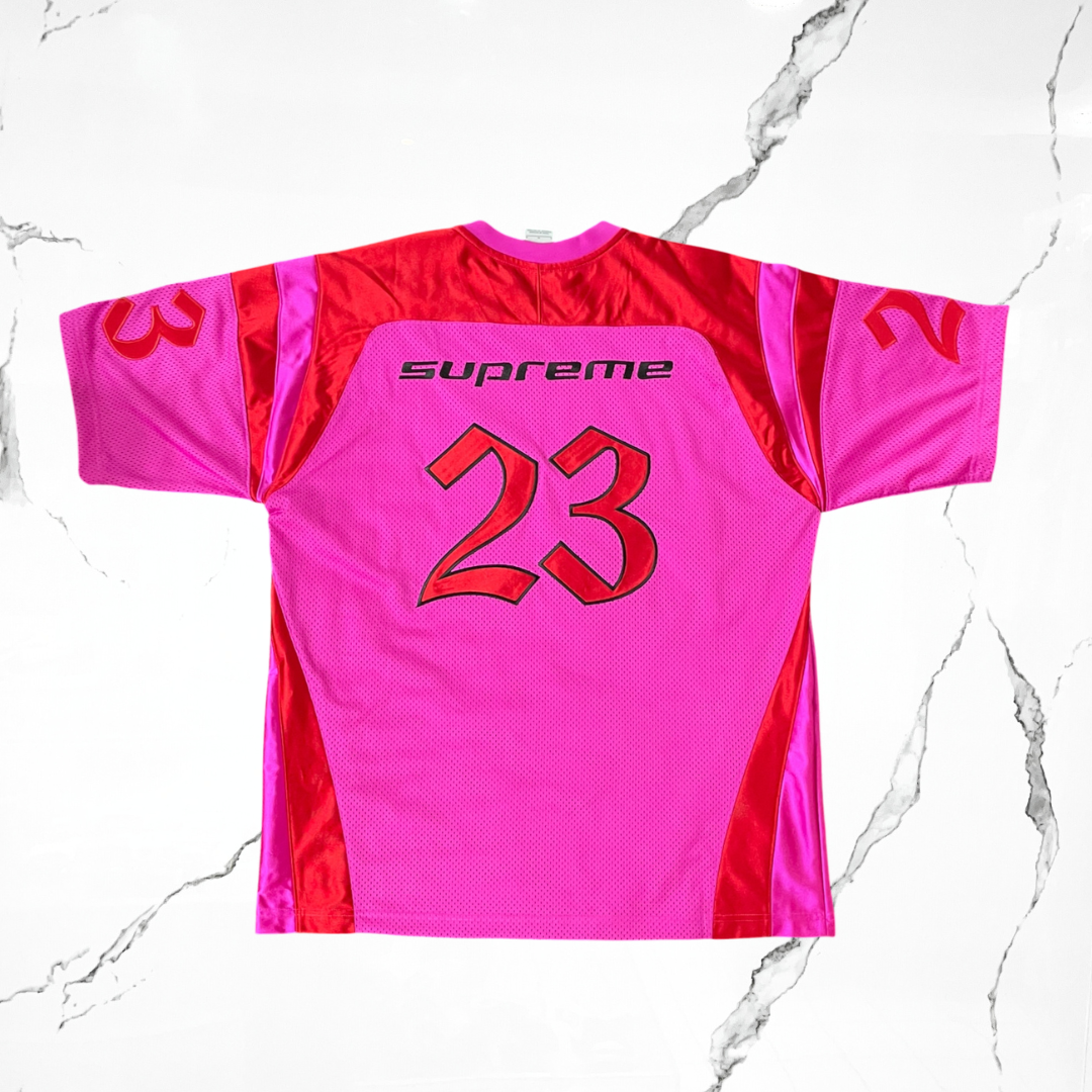 Supreme x Jordan Pink Red Jersey