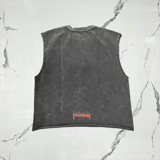YoungLA Dark Night Tanks Black Wash Tank Top - Urban Utility