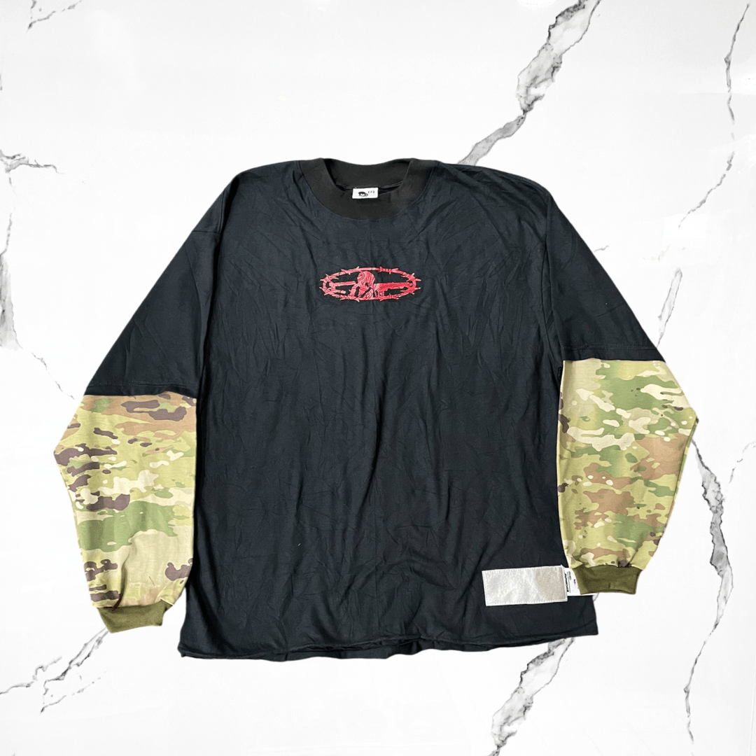 Palida Parche Cherry Black Camo Long Sleeve - Urban Utility