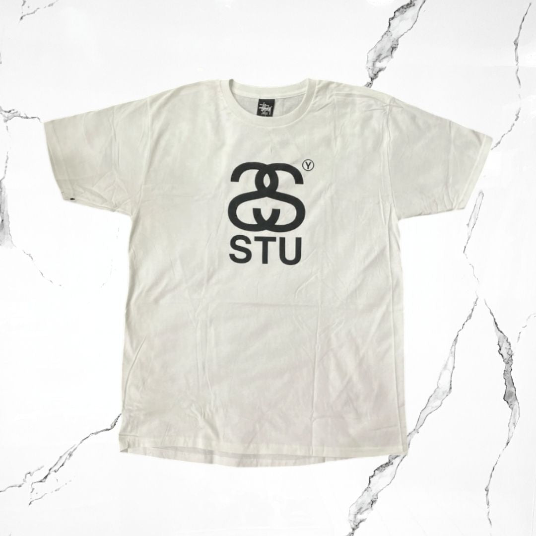 Stussy Double S STU White T-shirt - Urban Utility