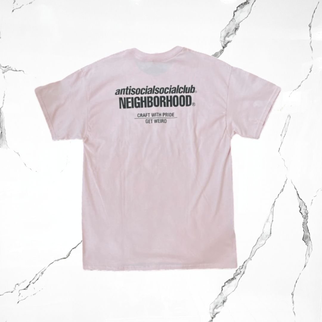 Anti Social Social Club Pink Neighborhood T-Shirt - Urban Utility