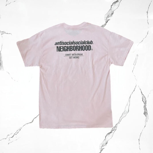 Anti Social Social Club Pink Neighborhood T-Shirt - Urban Utility