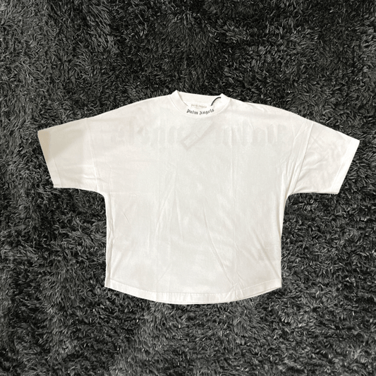 Palm Angels White Black Letters T-Shirt - Urban Utility