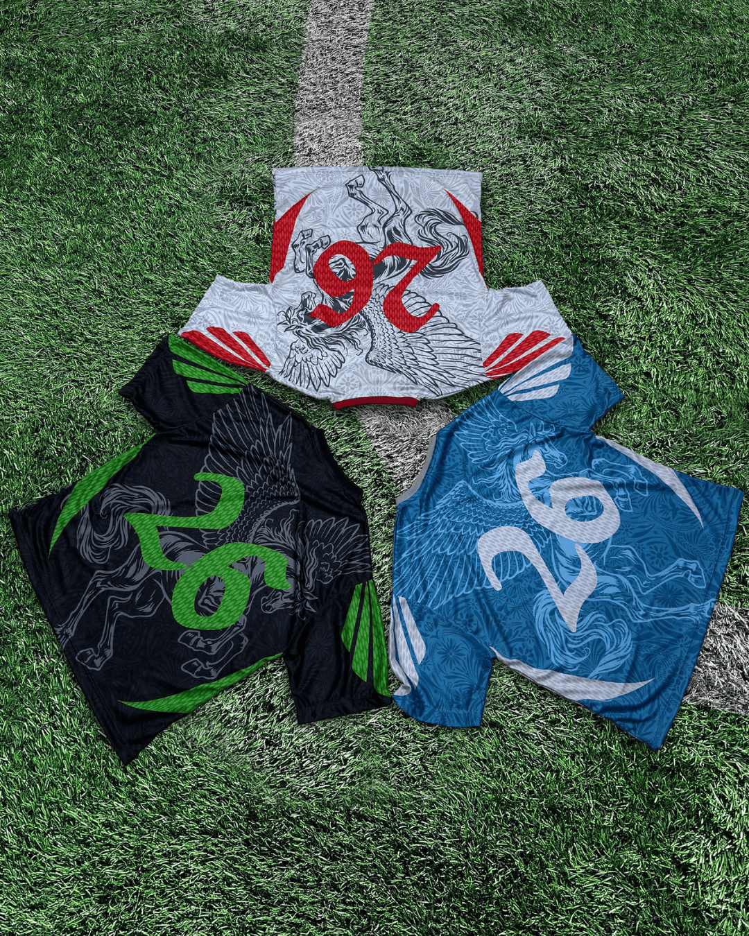 Urban Utility FC Black Green Jersey - Urban Utility