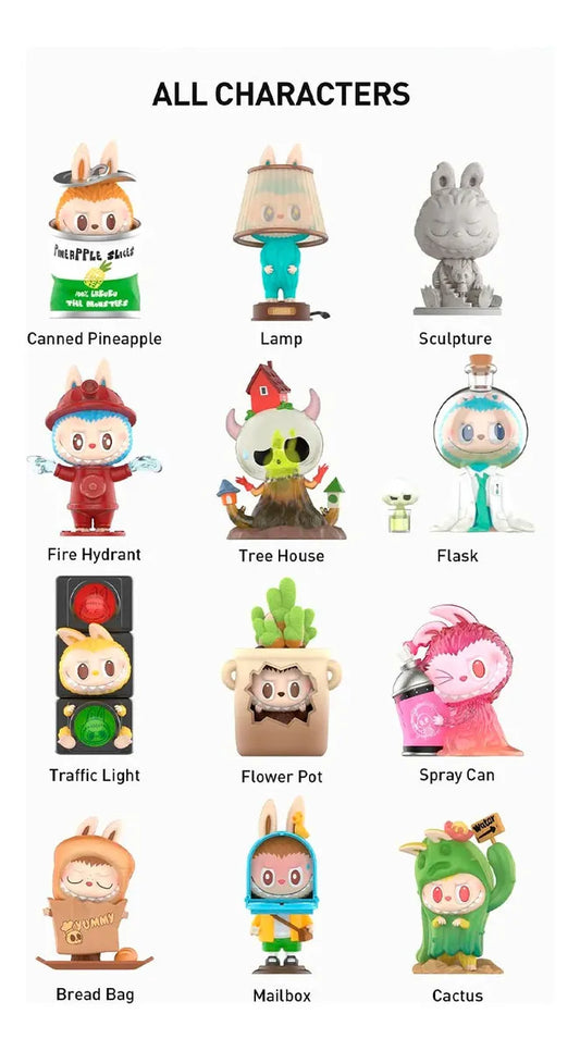 PopMart x How2work Labubu The Monsters Almost Hidden