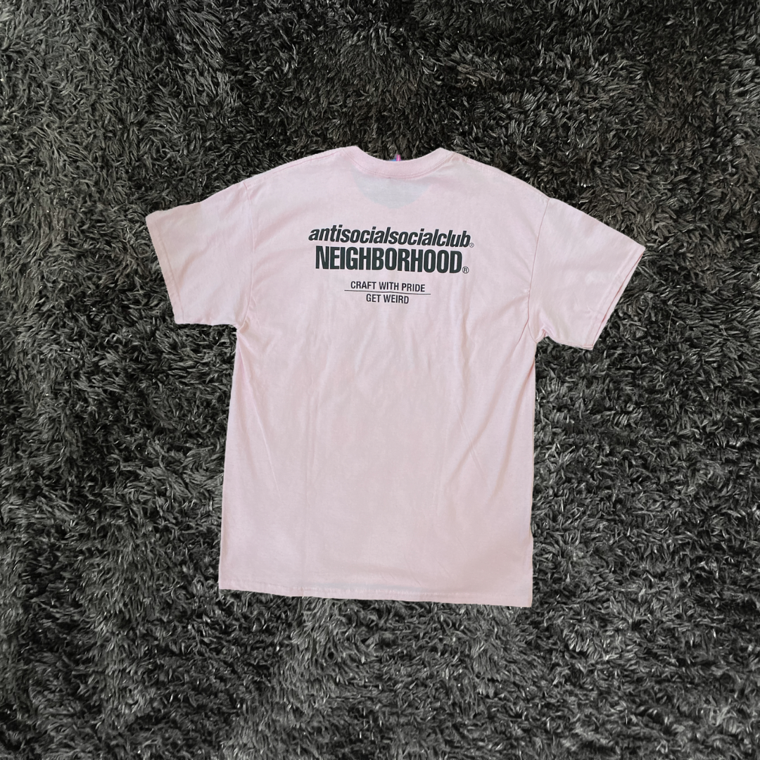 Anti Social Social Club Pink Neighborhood T-Shirt