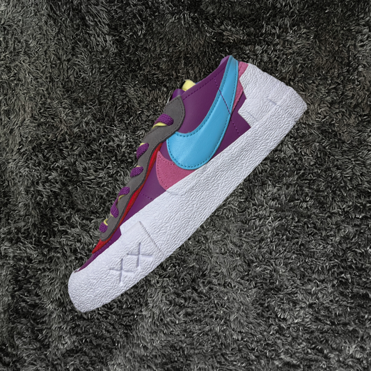 Blazer Low Sacai Kaws Purple Duks