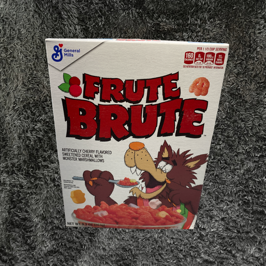 Kaws Frutte Brute Cereal Box