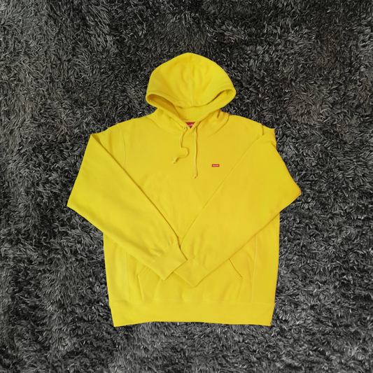 Supreme Small Box Logo Yellow Hoodie