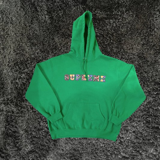 Supreme Green Croc Hoodie