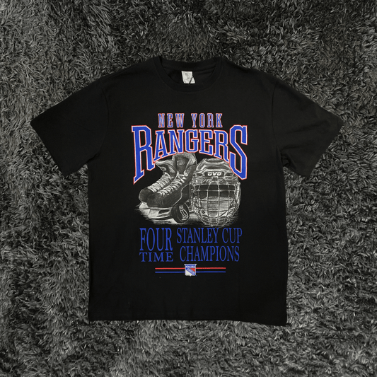 OVO New York Rangers Black T-shirt - Urban Utility