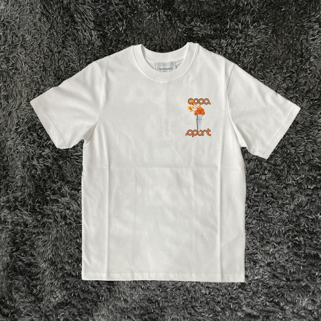 Casablanca La Flamme Du Sport T-shirt – Urban Utility Casablanca La Flamme Du Sport T-shirt – Urban Utility