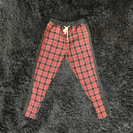 CrowStar Red Track Escoses Pants