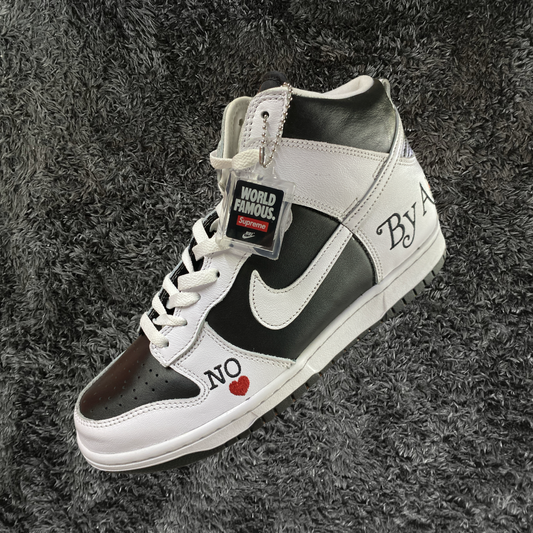 Dunk SB High Supreme Black and White