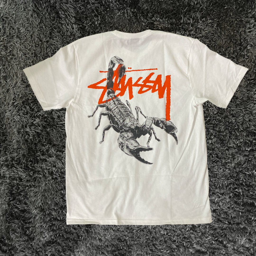 Stussy Scorpion White T-shirt