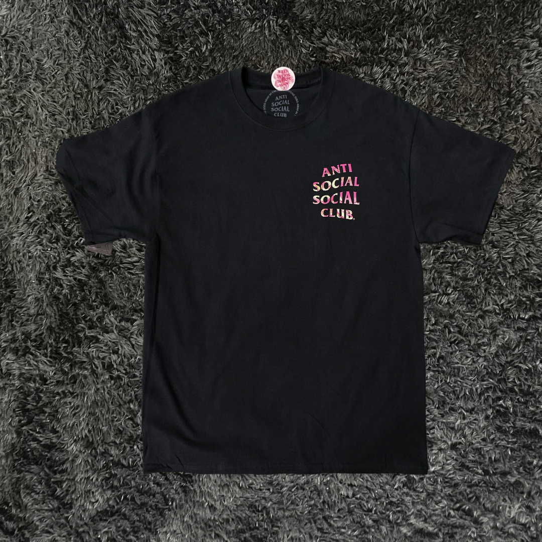 Anti Social Social Club Tonkotsu Black Pink T-shirt