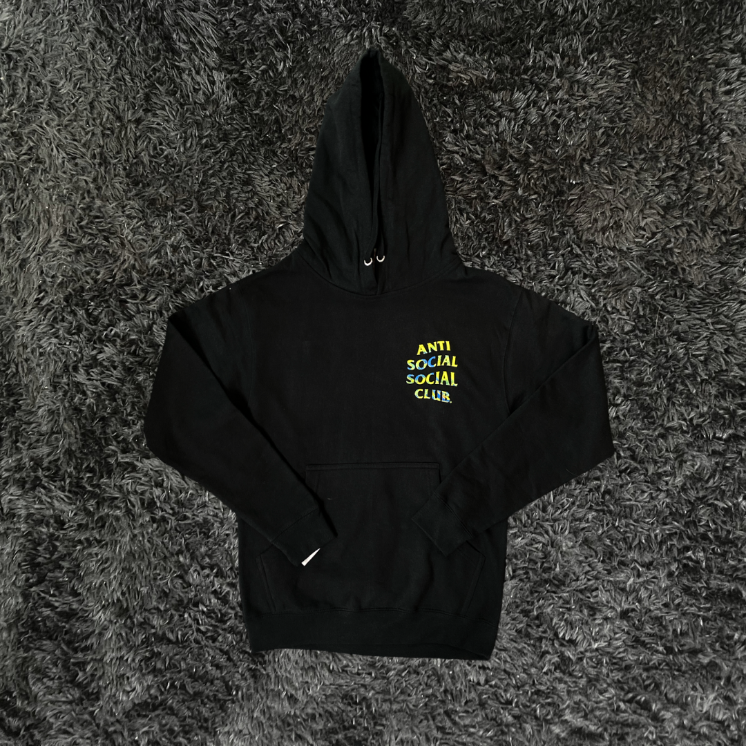 Anti Social Social Club Tonkotsu Black Yellow Hoodie