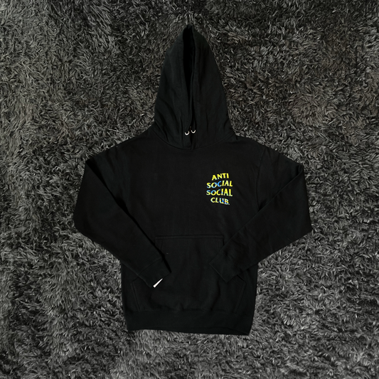 Anti Social Social Club Tonkotsu Black Yellow Hoodie