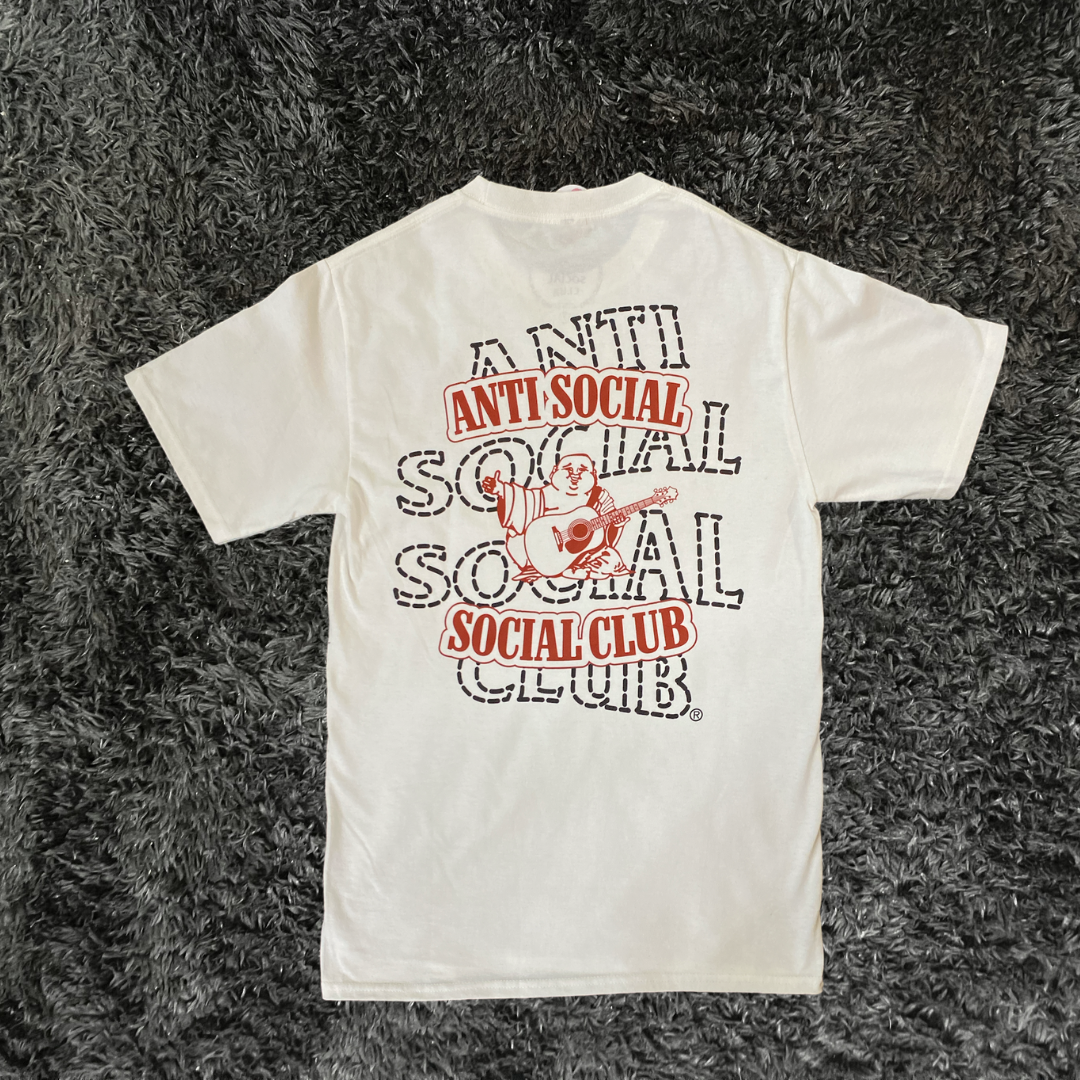 Anti Social Social Club True Religion Budha White T-shirt