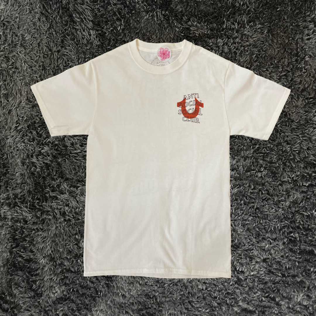 Anti Social Social Club True Religion Budha White T-shirt