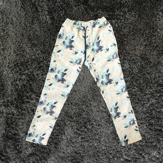 CrowStar Aqua Floral Pants