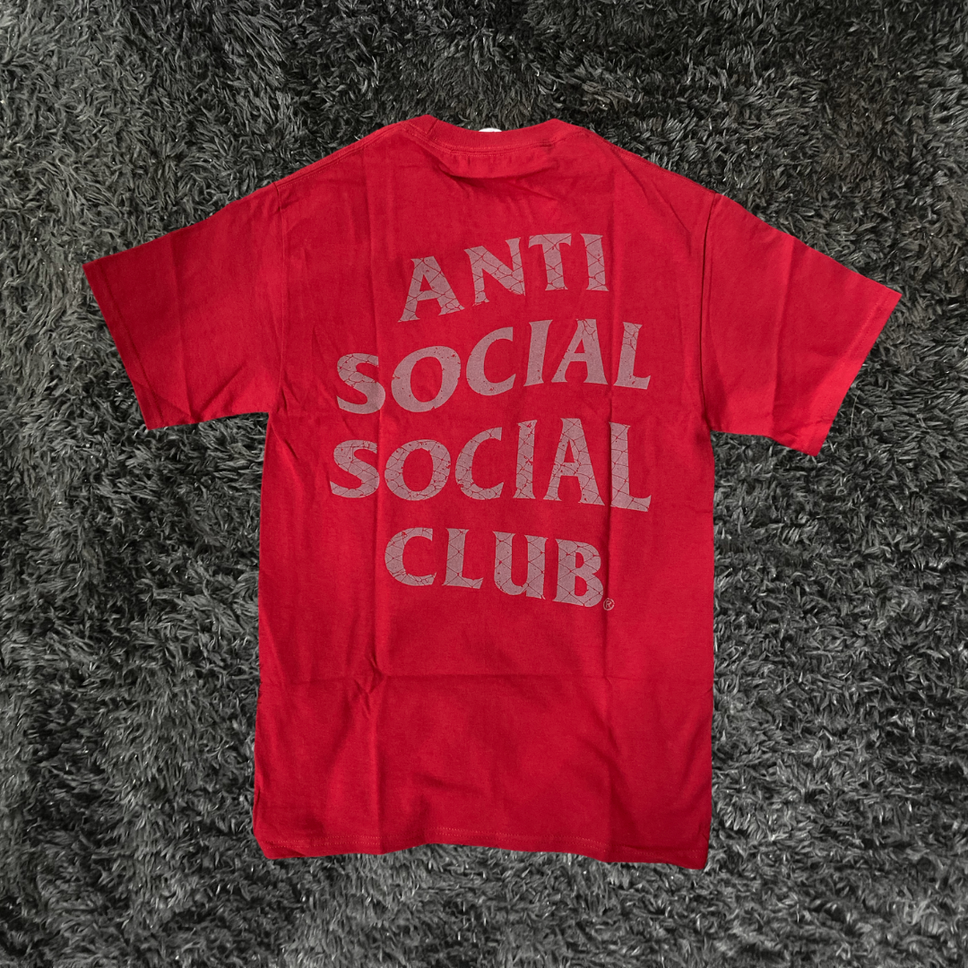 Anti Social Social Club Basket Rack Red T-shirt