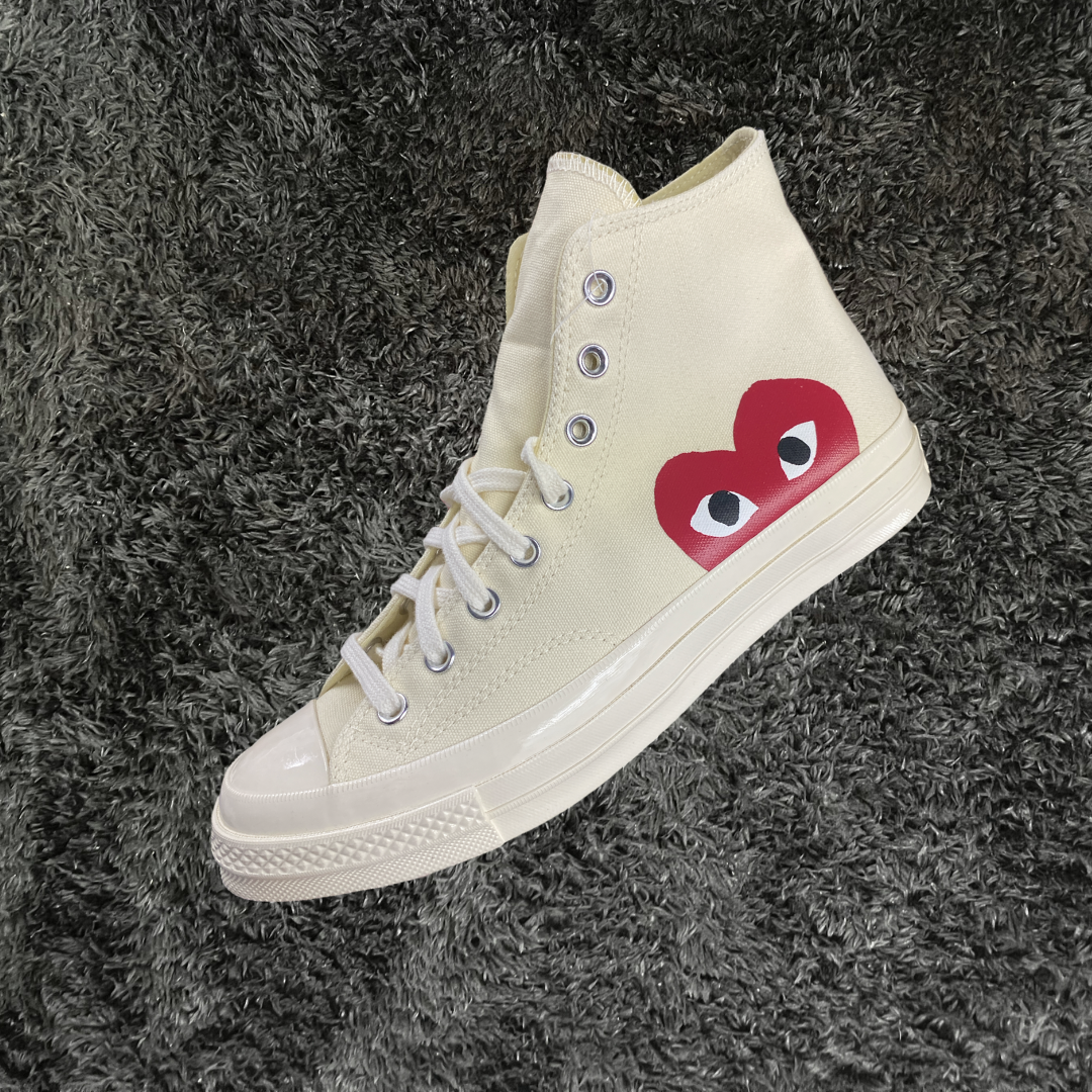 Converse CDG High Play Cream