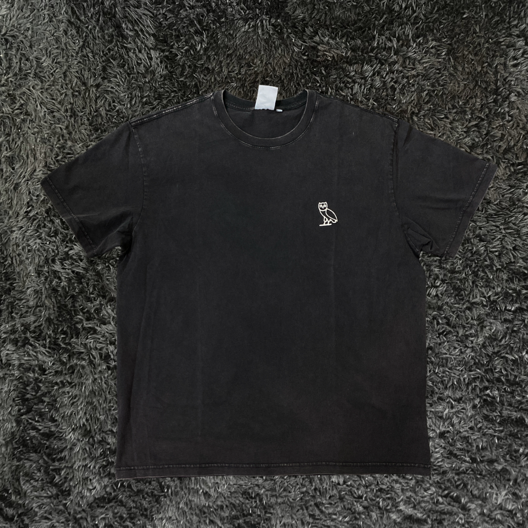 OVO Garment Dyed Black T-shirt