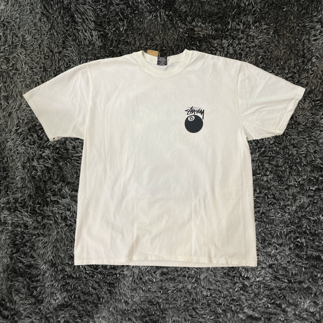 Stussy 8 Ball Dyed Pig Natural T-shirt