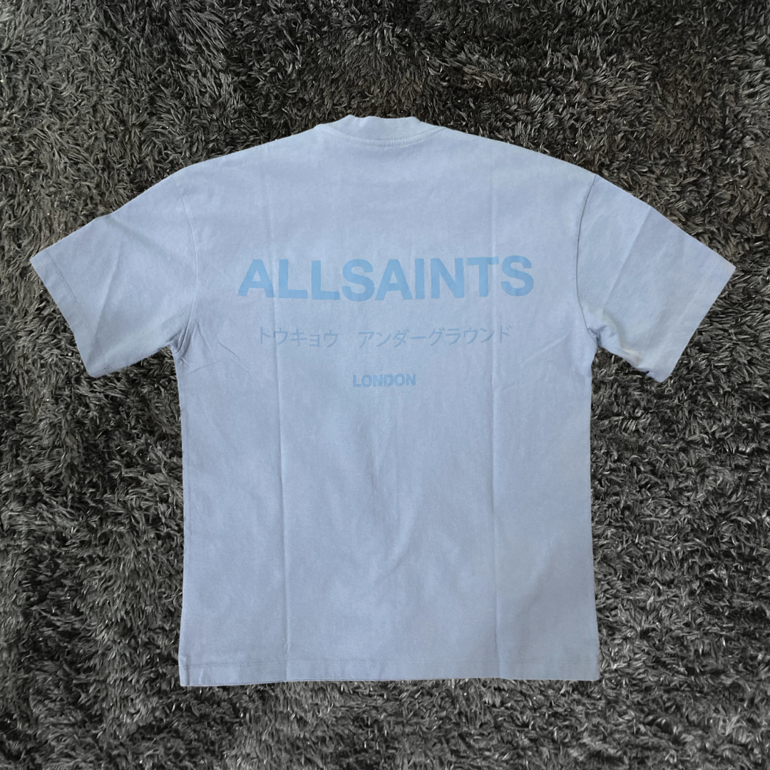 All Saints Underground Dusty Blue T-shirt