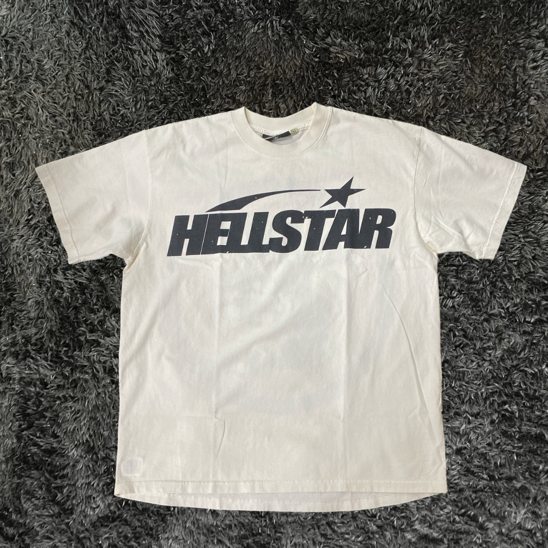 Hellstar Logo Cream T-shirt