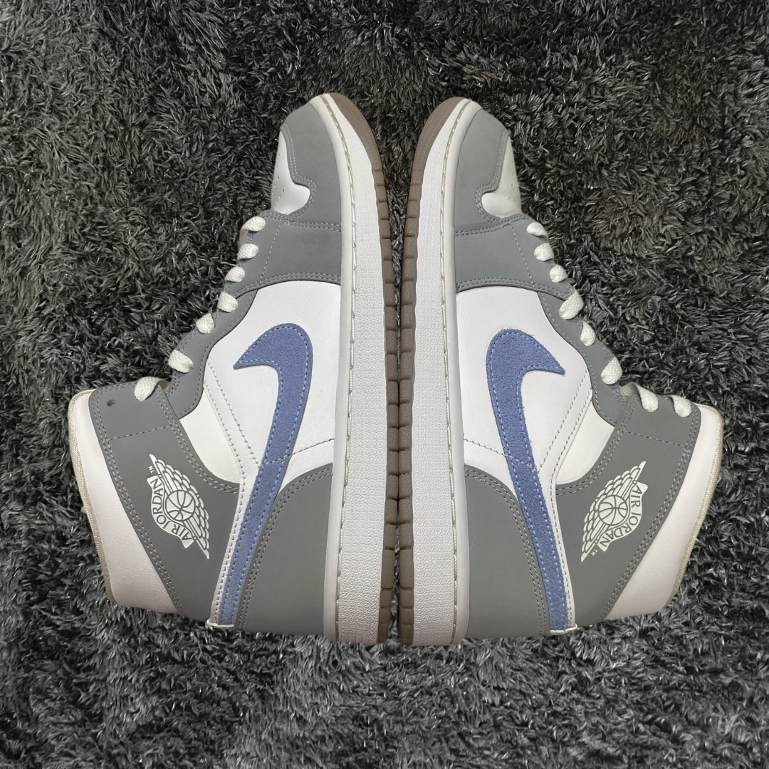 Jordan 1 Mid Wolf Grey (W) (De Uso)