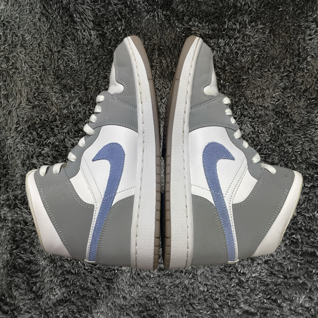 Jordan 1 Mid Wolf Grey (W) (De Uso)