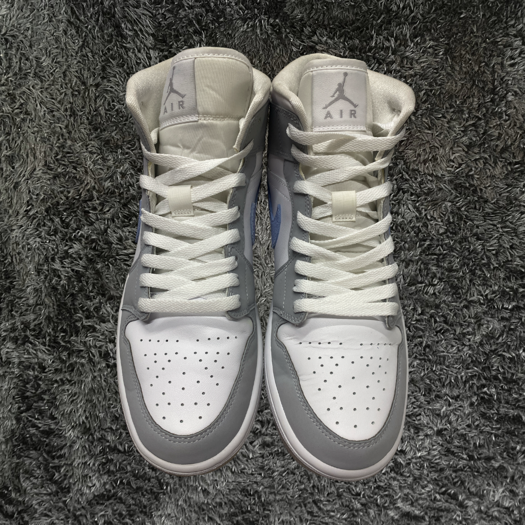 Jordan 1 Mid Wolf Grey (W) (De Uso)